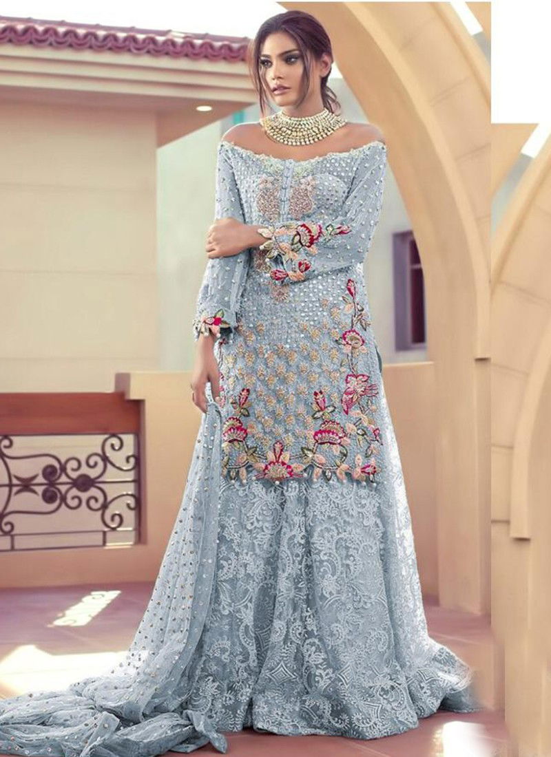 RAMSHA IMROZIA NX Latest Fancy Designer Heavy Festive Wear Heavy Butter Fly Net With Embroidery Work Pakistani Salwar Suit Collection